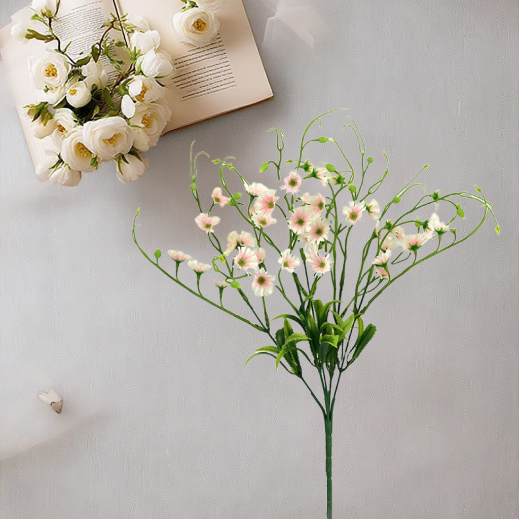 Flores de simulación manzanilla pequeña margarita fresca boda decoración del hogar ingeniería de decoración floral props de disparo al por mayor