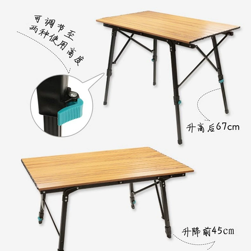 Открытый кемпинг оборудование для пикника Складной стол стул легкий портативный алюминиевый сплав подъемный яичный рулет стол автомобиль