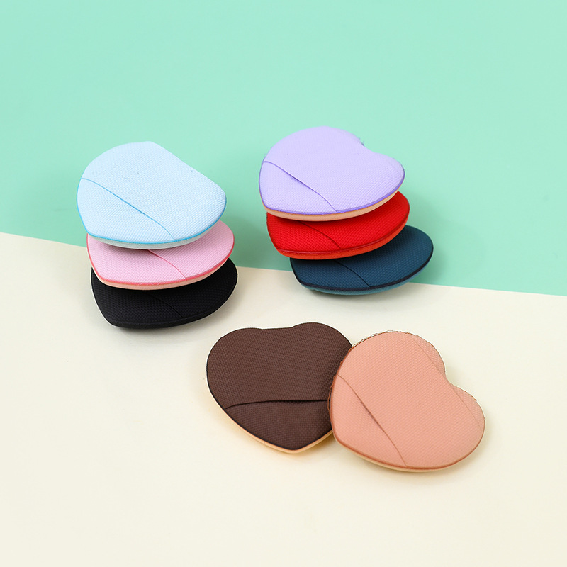 Polvo de dedo personalizado mini mascarilla de dedo pequeño cojín de aire herramientas de maquillaje esponja de maquillaje seco y húmedo de doble uso no comer polvo