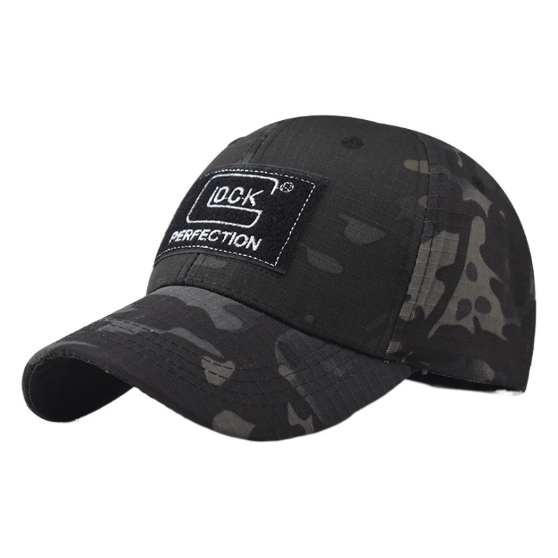 Gorra de Béisbol de Camuflaje LOCK Little Soldier, Gorra Táctica Militar para Fanáticos de las Actividades al Aire Libre, Gorra con Velcro, Gorra para el Sol, Gorra CP