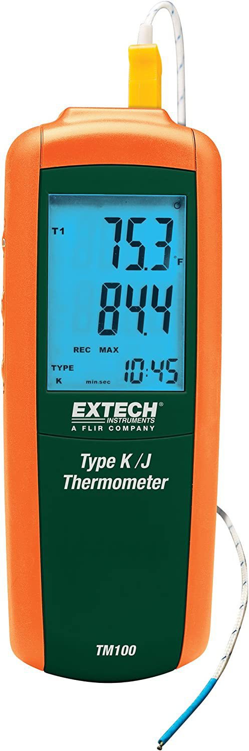 Extech TM100 Type J/K 单输入温度计