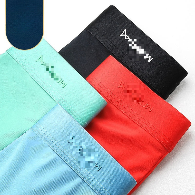 Cat+Person Selected Ice Silk Ultra-Thin Men's Underwear Breathable Antibacterial Boxer Briefs Comfortable Four-Corner Shorts Cat+Person Selected Ice Silk Ultra-Thin Men's Underwear Breathable Antibacterial Boxer Briefs Comfortable Four-Corner Shorts
