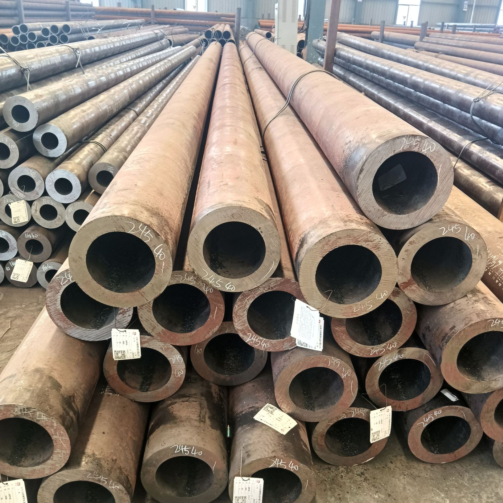 供应液压支柱无缝合金光亮管 78*6 耐高压力合金无缝管