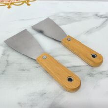 盒装2.5寸木柄油灰刀装修油漆腻子铲刀清洁刀 2元店百货批发