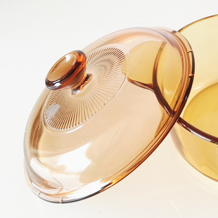 Crystal Color Transparent Pot Crystal Diamond Pot Lid Heat-Resistant Glass Pot Lid Lid Factory Direct Sale