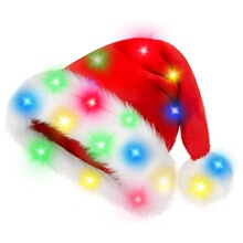 P 49571 Long Plush Christmas Hat �ӳ�ë��ʥ��ñ ŷ���羳