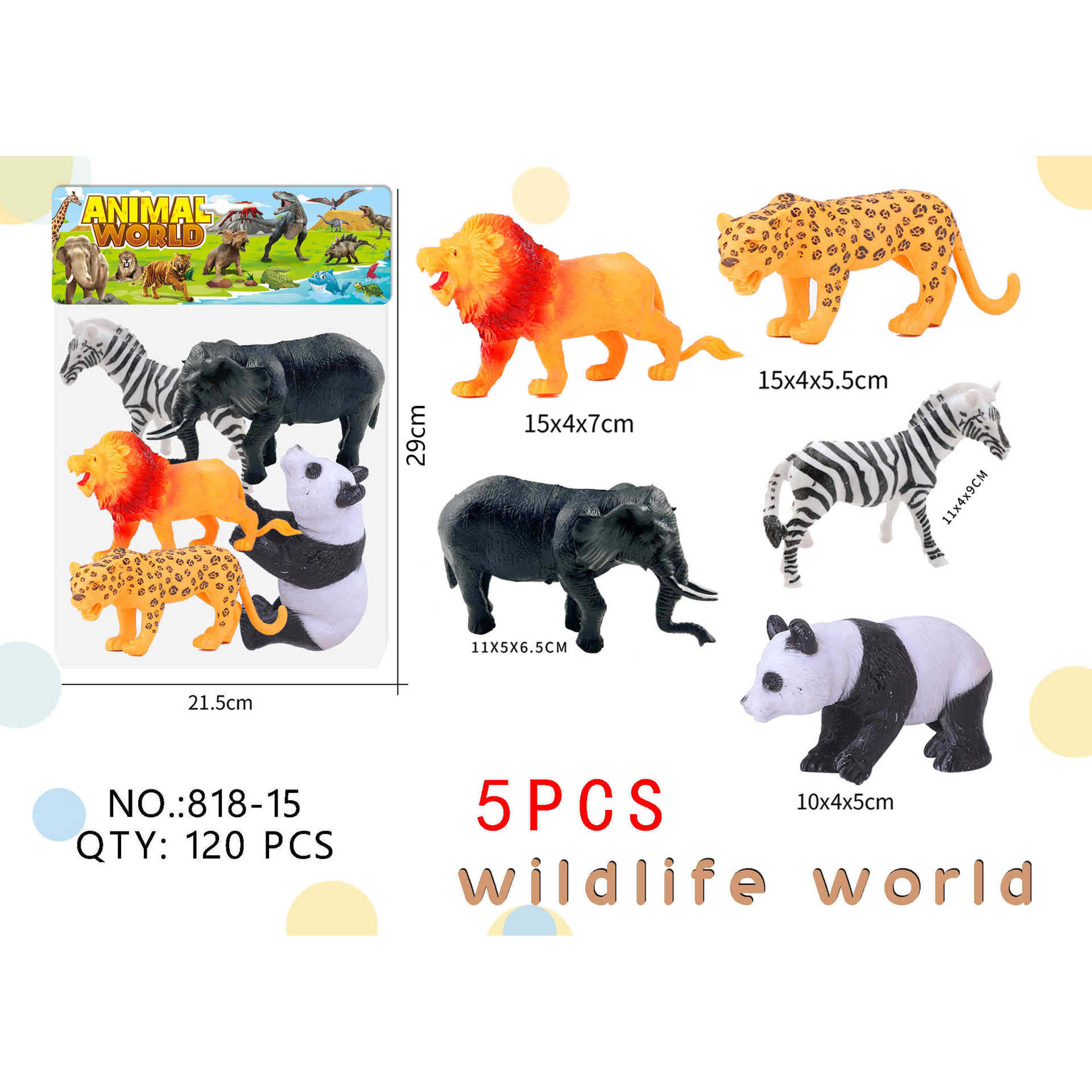 Transfronterizos infantiles simulación de animales dinosaurios tigre león panda jirafa modelo de insecto conjunto de juguetes de educación temprana