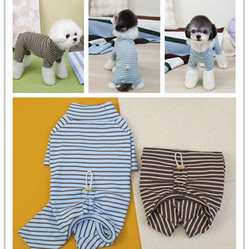 狗狗衣服宠物服装小型犬猫咪秋冬保暖舒适25德绒抽绳四腿家居服|undefined