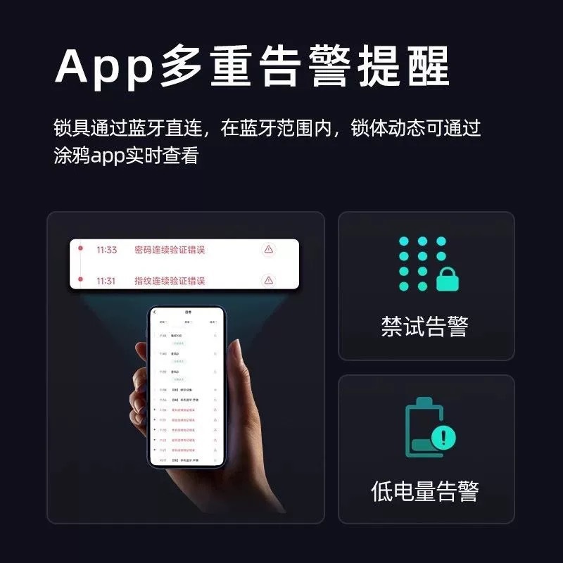 U字型ロック 指紋認証 パスワード Bluetooth APP ガラスドア 店舗用ロック IP65防水 USB充電式 スマート店舗用ロック|undefined