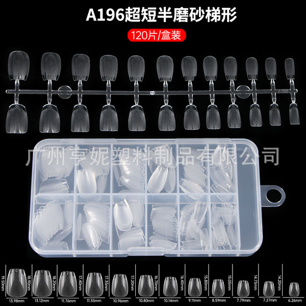 Matte nail stickers