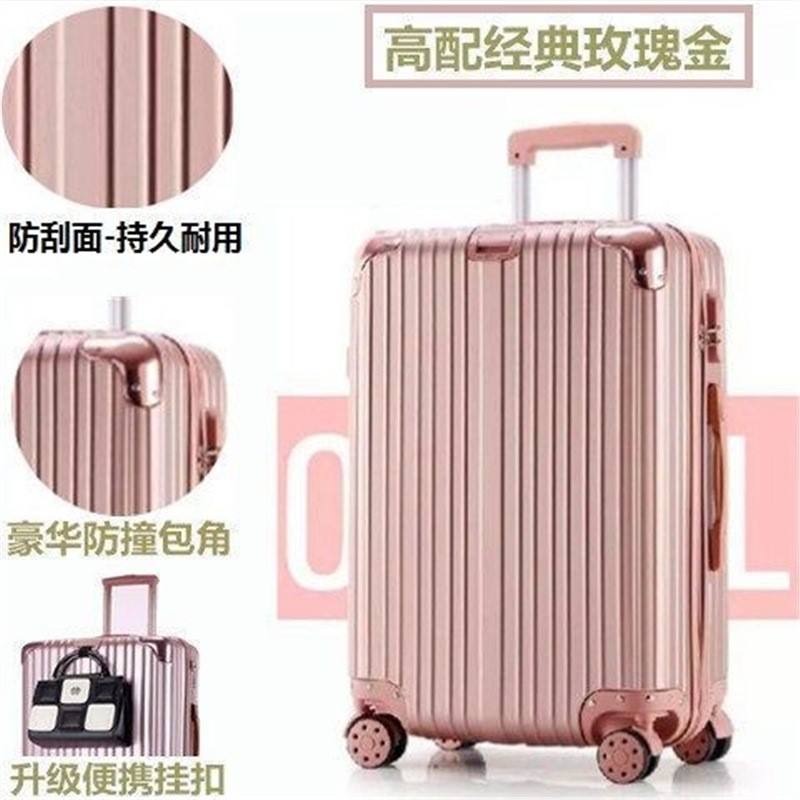 Maleta trolley 24 pulgadas 22 pulgadas maleta para estudiantes maleta para hombres y mujeres maleta de embarque caja de contraseña de 20 pulgadas 26 pulgadas cuero