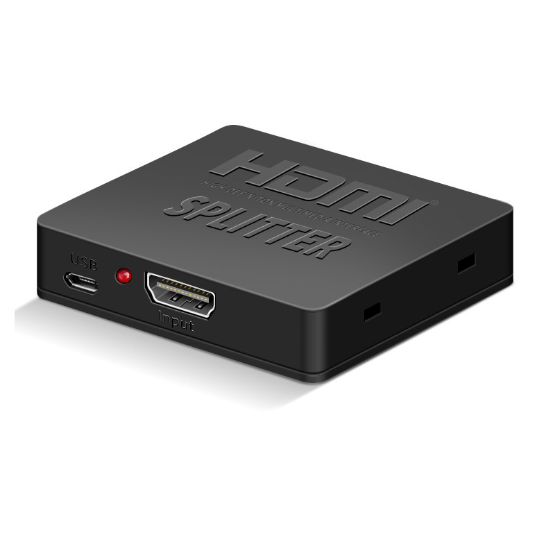 Hdmi分配器一分二4k一出二出ディスプレイ二画面同顕hdmiハイビジョンビデオスプリッタ|undefined