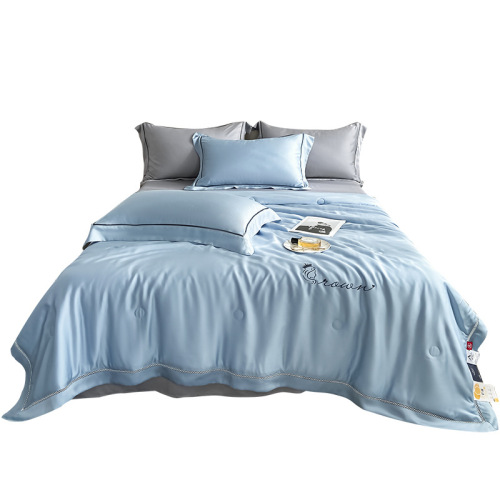 A-type Summer Modal Tencel Ice Cooling Silk Summer Cooling Blanket, Machine Washable Air Conditioning Blanket, Double Size, Machine Washable