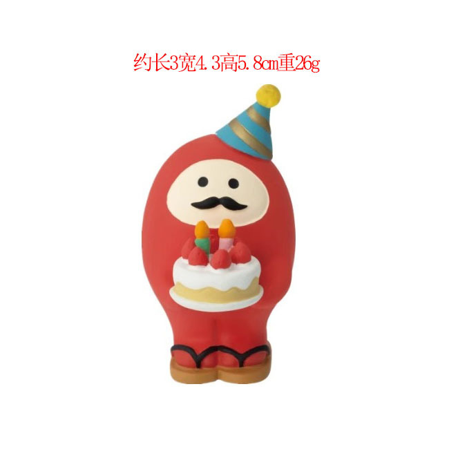 誕生日ケーキデコレーション小さな装飾品和風猫 ZAKKA 記念日ギフトトレンディな DIY ブラインドボックス樹脂工芸品|undefined
