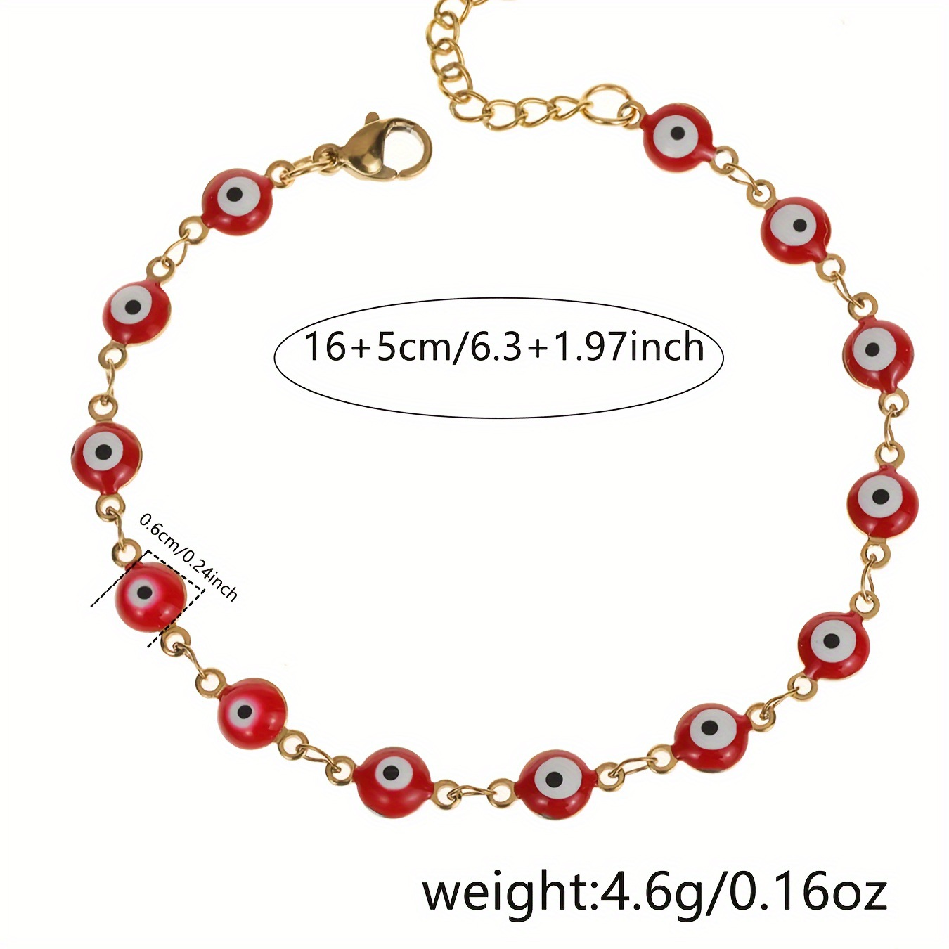 Lucky Evil Eye Red String Bracelet Protection Minimalist_voghion.com