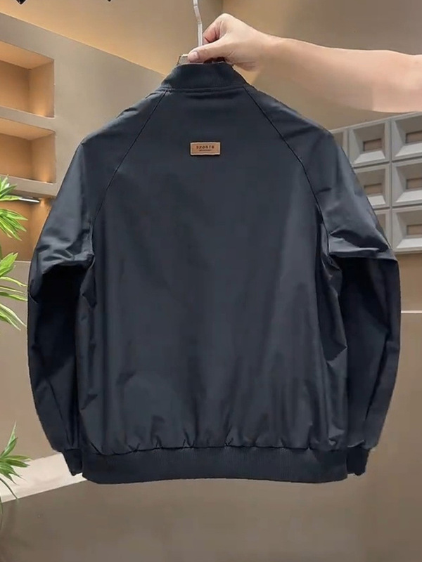 棒球服夹克男2025秋季新款潮牌工装男装美式复古修身飞行员外套男|undefined