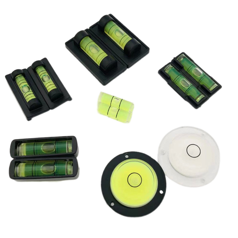 多规格水平仪 水平泡 底部带磁水平泡 支架相框水准泡