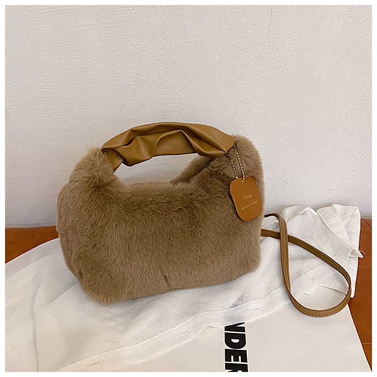 2023 Autumn/Winter Versatile Simple Solid Color Single Room Crossbody Bag Women's Fashion_voghion.com