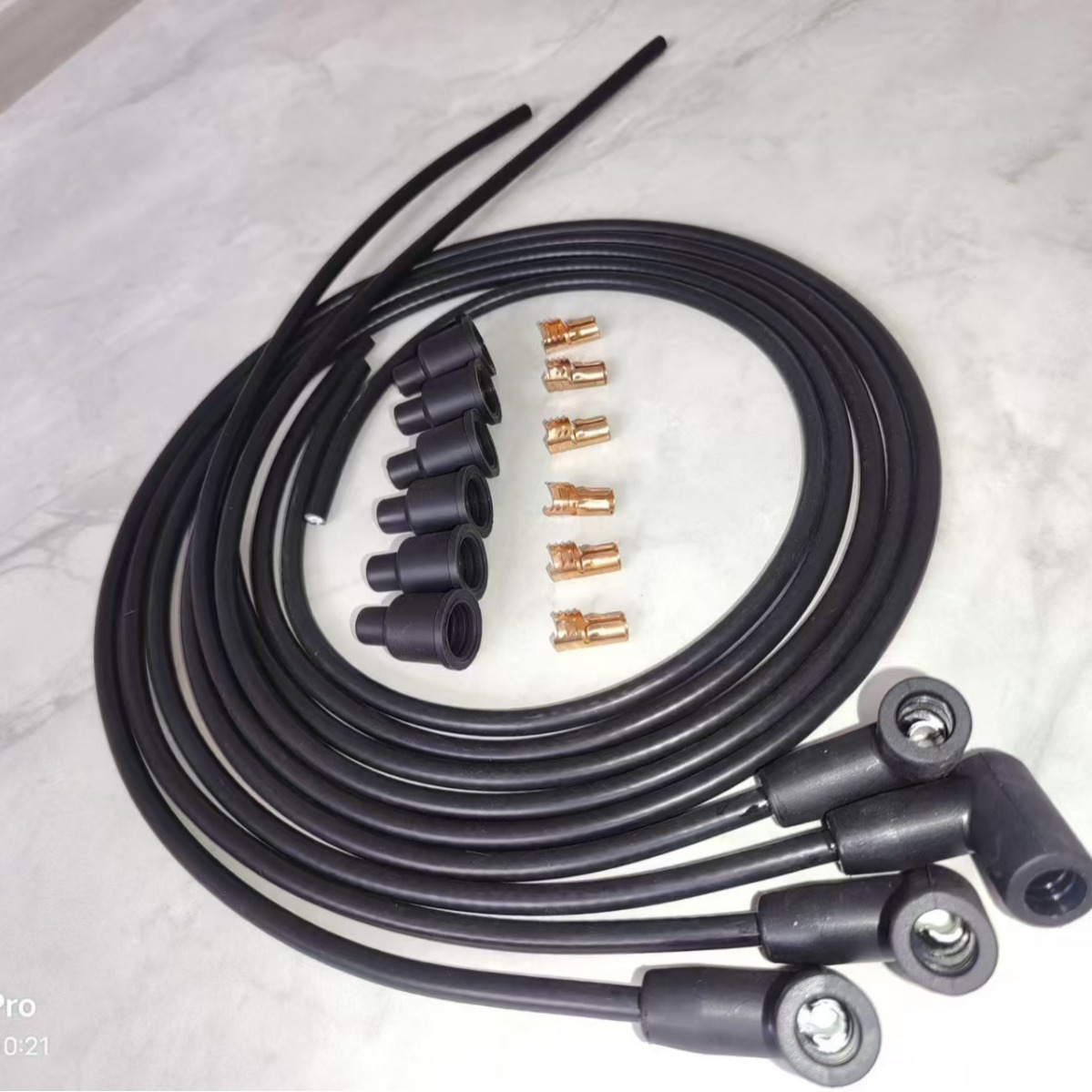 4-cylinder spark plug wire suit for Ford front 8N 9N12259B 9N Jubilee 2N