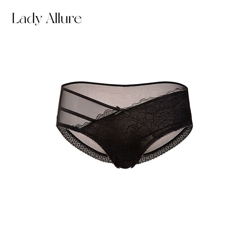 2025 style gentle veil* sexy lace traceless mesh spliced ​​breathable nude shorts pure underwear