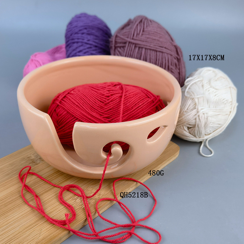Amazon Hot Hot Sale Ceramic Wool Bowls Bolas de ovejas Bowls de almacenamiento de hogares