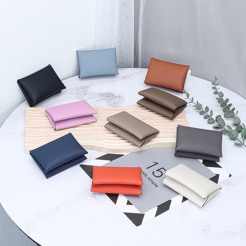 Cowhide Leather Palm Print Mini Coin Purse 2026 New Fashion Folding Coin Purse Multifunctional Id Small Wallet for Women Cowhide Leather Palm Print Mini Coin Purse 2026 New Fashion Folding Coin Purse Multifunctional Id Small Wallet for Women
