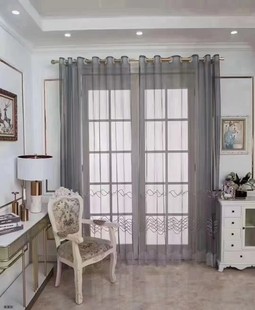 Fresh Wind Wave Window Screen Decoration Living Room Bedroom Balcony Finished Fish Scale Design Curtain Window Screen