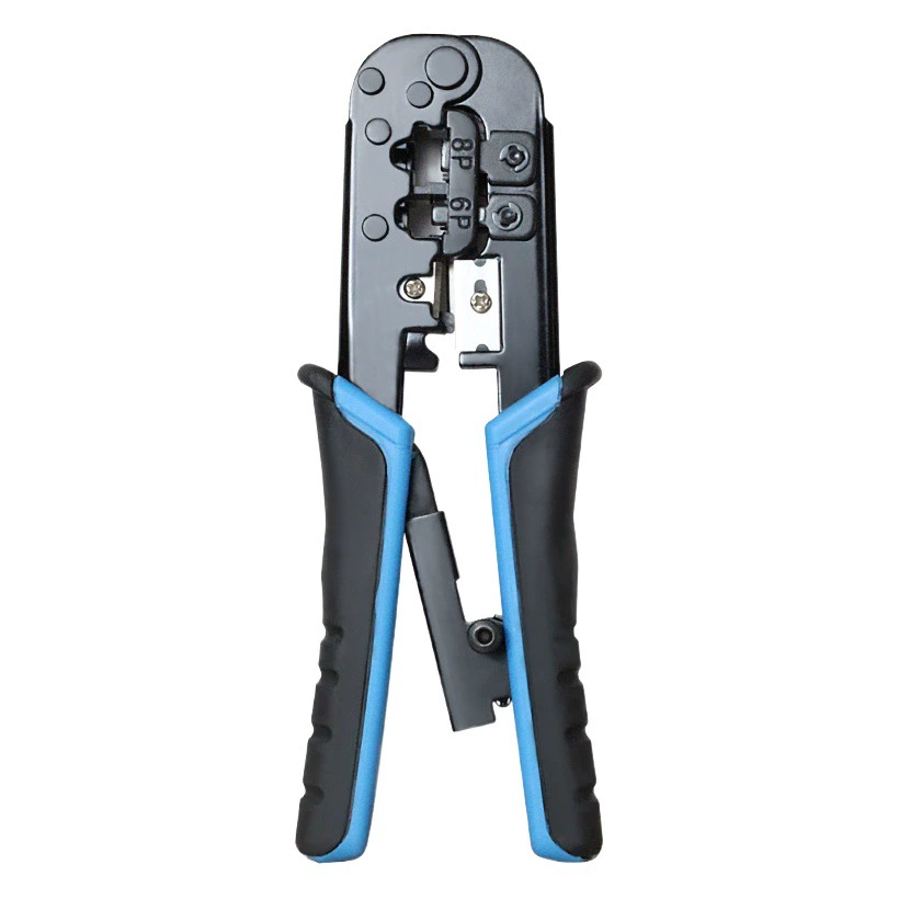 6p/8P многофункциональные плоскогубцы для сетевого кабеля сетевой кабель телефон Клещи для обжима с хрустальной головкой для обжима проволоки для резки проводов Универсальные Плоскогубцы