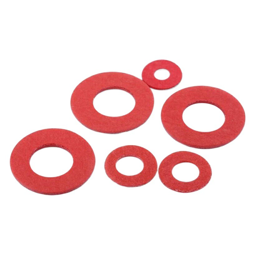 Dongguan красная стальная бумажная изоляционная прокладка M4M5M6M8M10M12 Красная быстрая бумажная прокладка большое количество на складе
