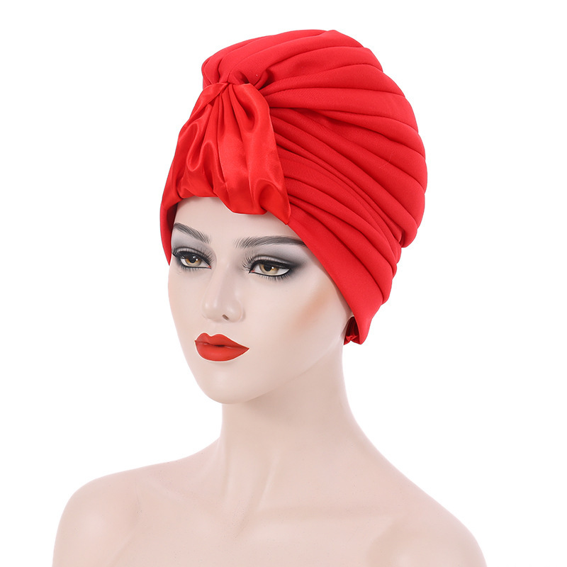 Muslim hat Air layer color butyl bract cap African turban cap_viptrois.com