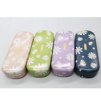 新河县新兴眼镜盒批发大框圆框抗压近视眼镜盒可印LOGO量大优惠|ru