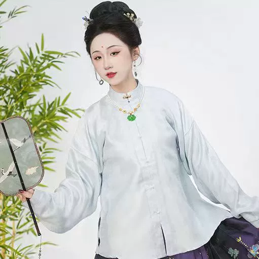 [Presale] Ming Han одежда жилет юбка верх рубашка со стоячим воротником Национальный стиль Классическая мода универсальная новая рубашка в китайском стиле