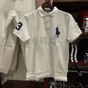 Summer polo men's lapel embroidery short sleeve T-shirt polo cotton casual business