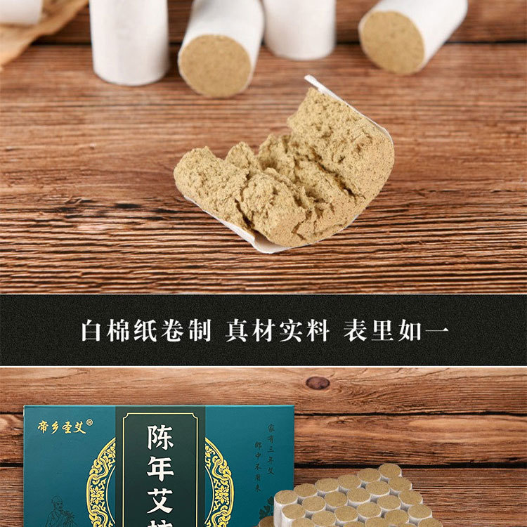 Moxa Cones 54 Pieces Aged Mugwort Rolls for Moxibustion Home Use preparation