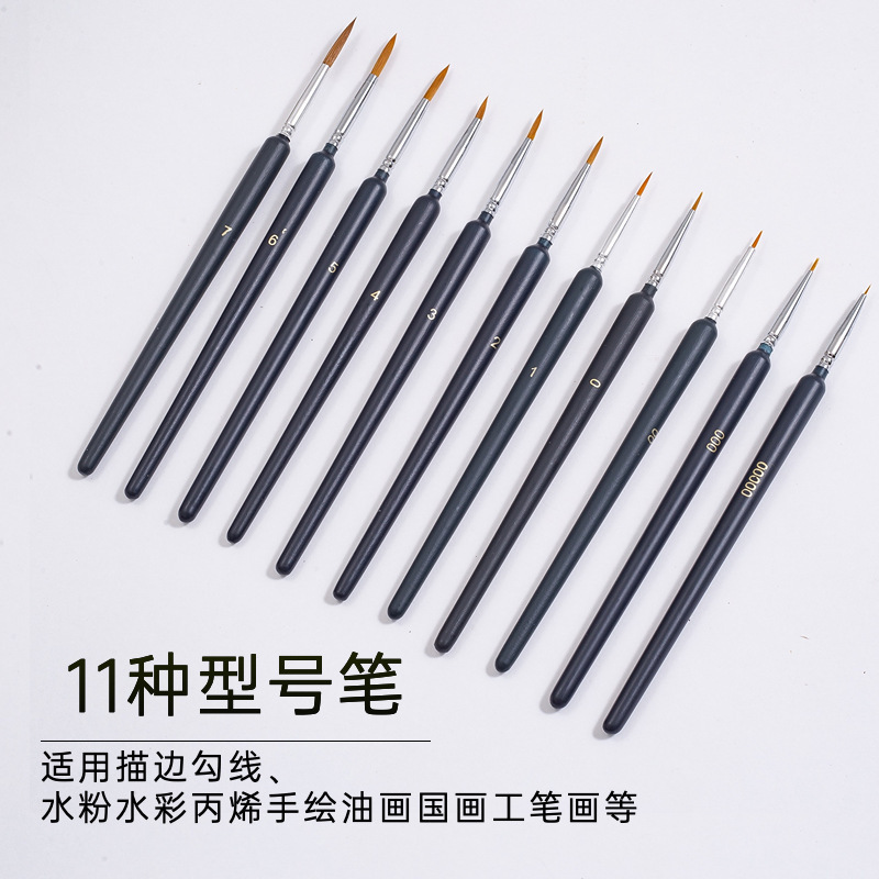 Cross-Border Wolf nail art Gouline pen painting stroke Goubian oil painting pen watercolor pen digital pen manufacturers direct wholesale