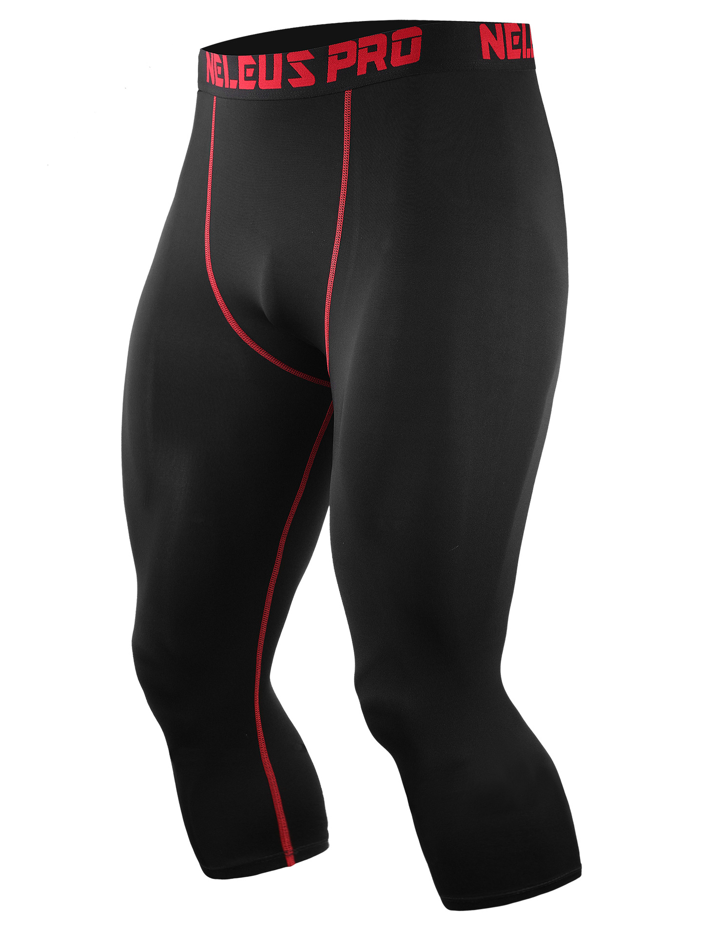 Pantalones ajustados de Baloncesto de los hombres pantalones cortos de secado rápido polainas deportivas pantalones de fitness entrenamiento muscular pantalones de compresión elástica