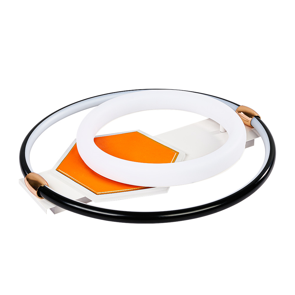 新款簡約LED現(xiàn)代燈2.4G智能APP遙控72W圓形吸頂燈臥室燈中山燈飾