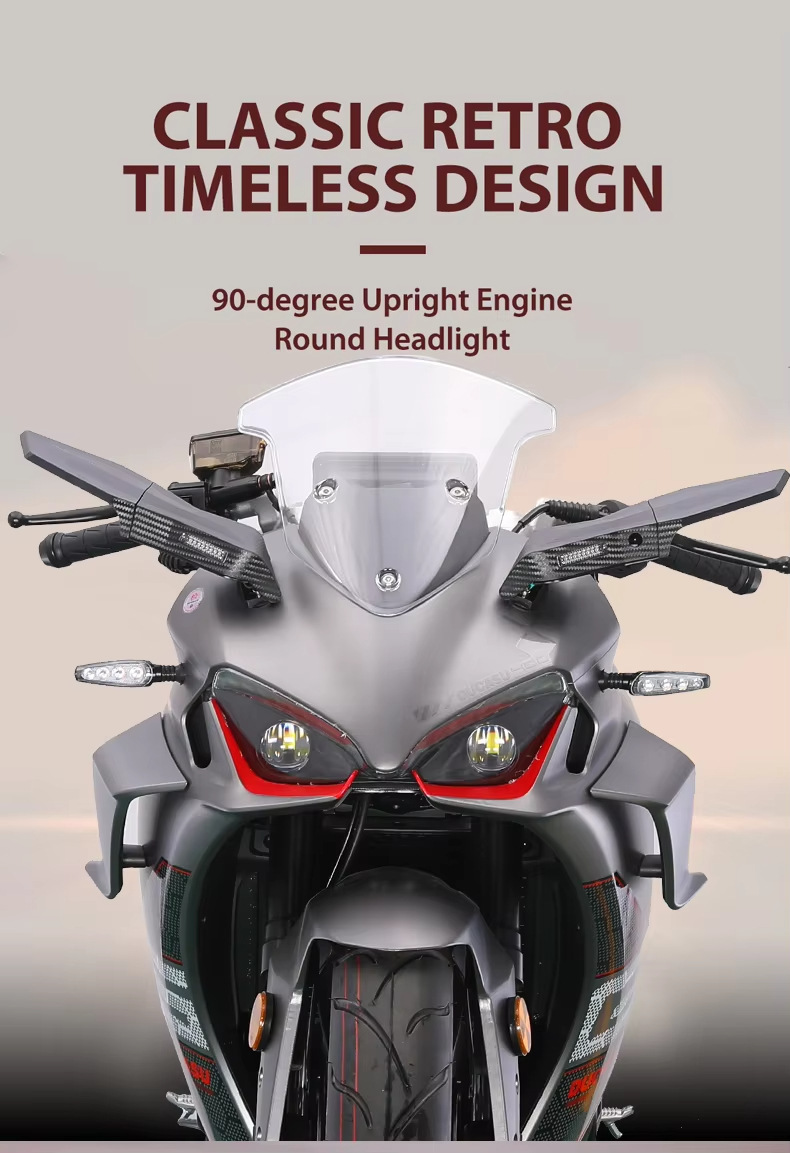 Construction of Dk200/250/400Cc Motorcycle, Motorcycle, Sports Car, Single-Cylinder Water/Oil-Cooled Ducasen Cross-Border Motorcycle