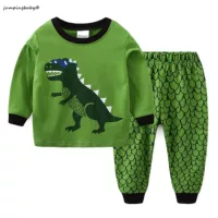 Новый детский пуловер 2-7 лет, фабрика прямой продажи одежды для детей мультяшный динозавр самолет костюм