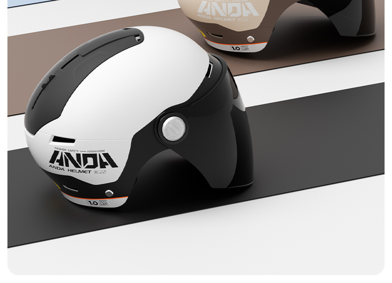 2025 New Electric Motorcycle Helmet 3C Certified Half Helmet