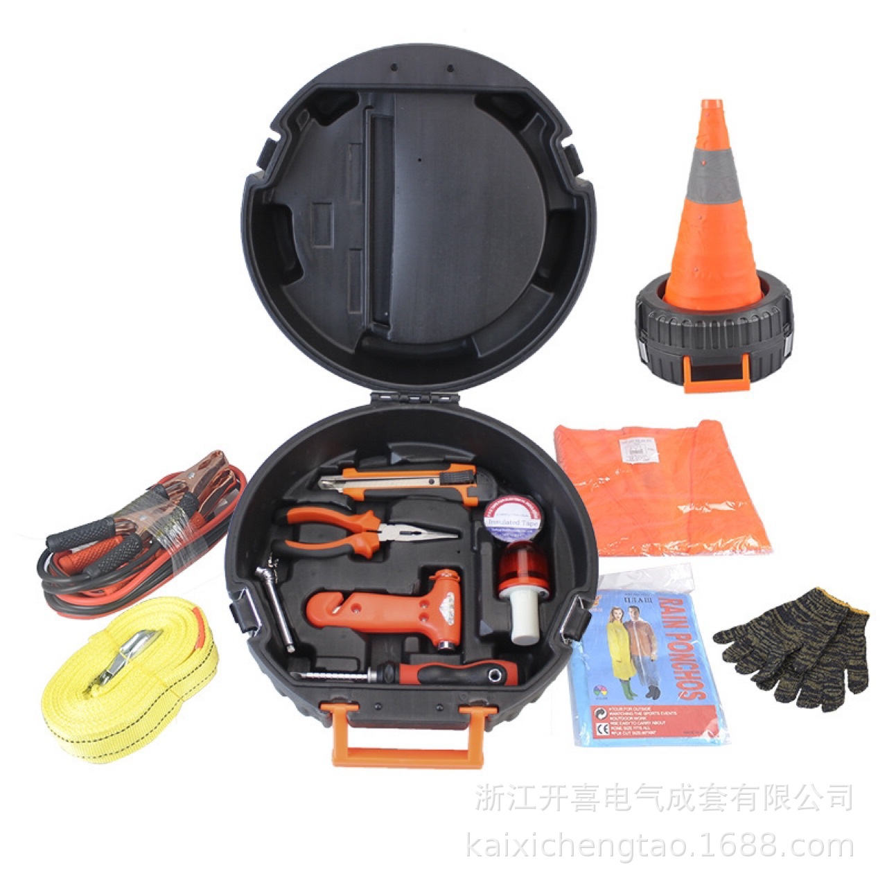 厂家直销车载应急五金工具套装碳钢随车安全用品家用钢丝钳螺丝刀