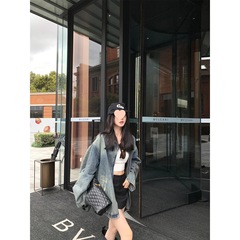 欧阳 8/7 20点【巴家私服！曼城WALK】做旧磨烂阔版牛仔外套