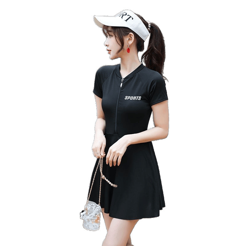 Trajes de baño para mujeres 2025 nuevos trajes de baño para mujeres conservadores gran tamaño gordo mm pequeña gordo chica de baño spa fábrica de trajes de baño divididos