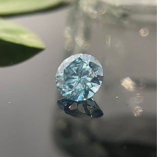 Factory Wholesale Artificial Diamond Round Blue VS1 Clarity 3 karat Laboratory Cultivated Diamond Bare Stone