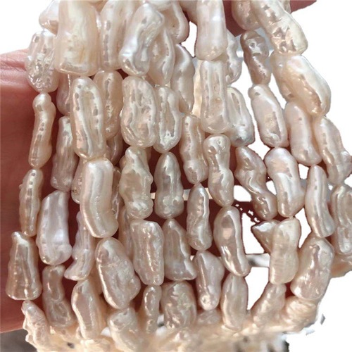 New Strong Light Natural Baroque Irregular Pear-shaped Bead Long Stranded Bead DIY Handmade Bead Jewelry Accessory