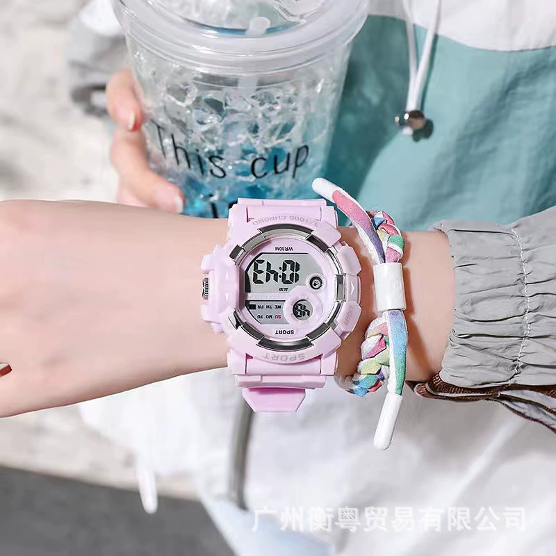 Universal electronic waterproof men's watch for men and women, wholesale
