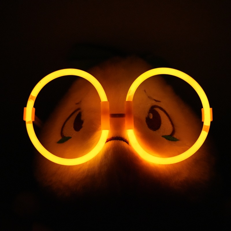 Gafas Fluorescentes en Forma de Estrella de Plástico PE Luminosas para Fiestas