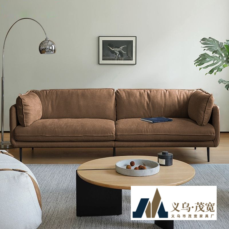 Trendy Lazy Sofa for Rental Apartments, Bedroom, Clothing Store, Simple Apartment, Living Room, Small Apartment Fabric Sofa, Leisure