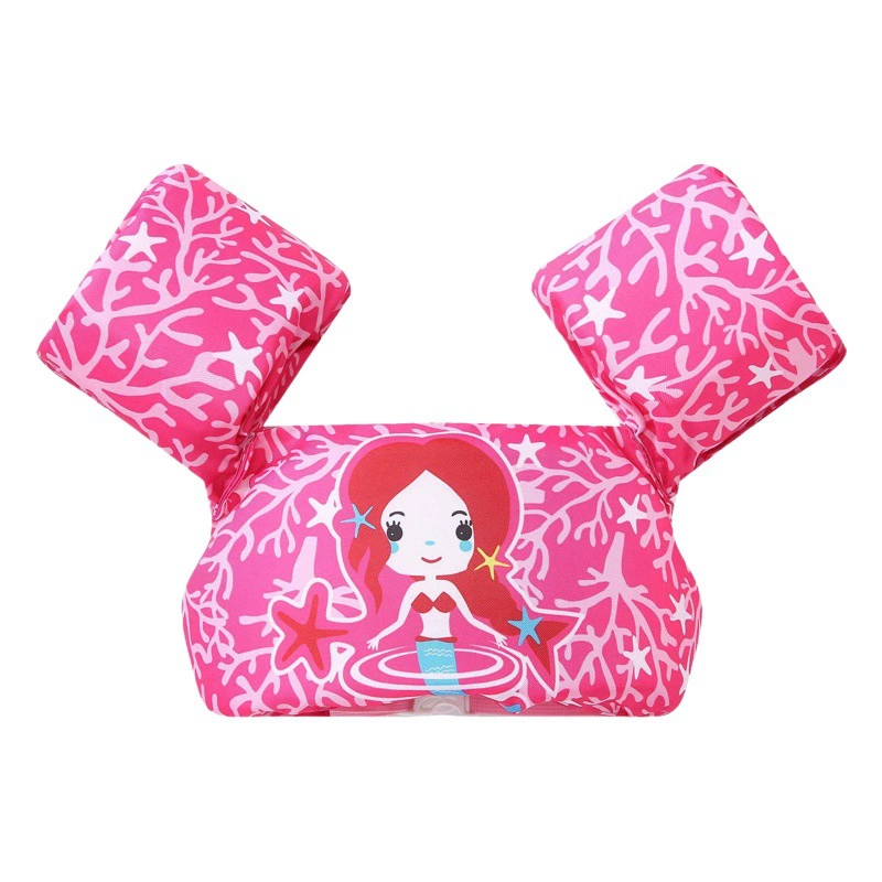 Мультяшное детское кольцо для плавания с поплавком, спасательный жилет для плавательного буя, детский жилет с водяным рукавом, плавучее снаряжение для плавания