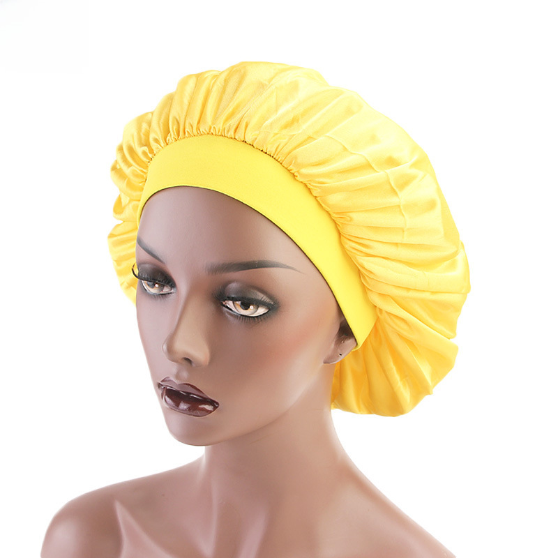 New Simulation Silk Ding Ding Sleeping Hat Wide Bid Belt Women's…